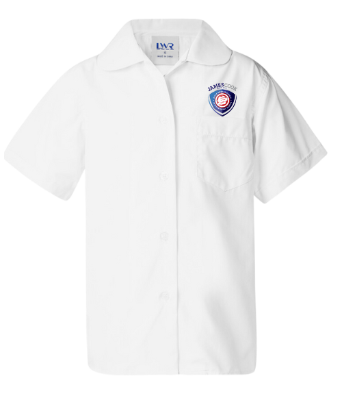 Chemisier blanc manches courtes Fille (Précommande 2026)